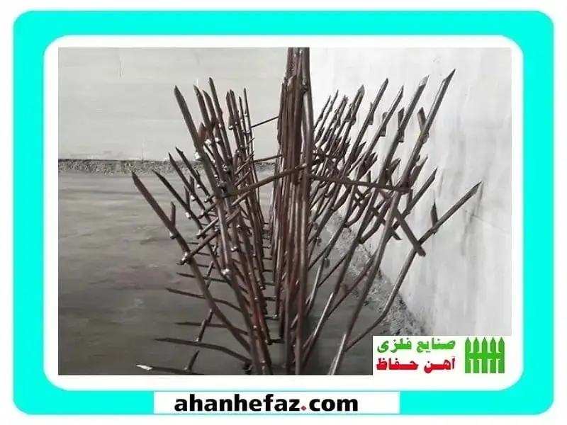 حفاظ شاخ گوزنی چیدمان میلگرد حفاظ شاخ گوزنی