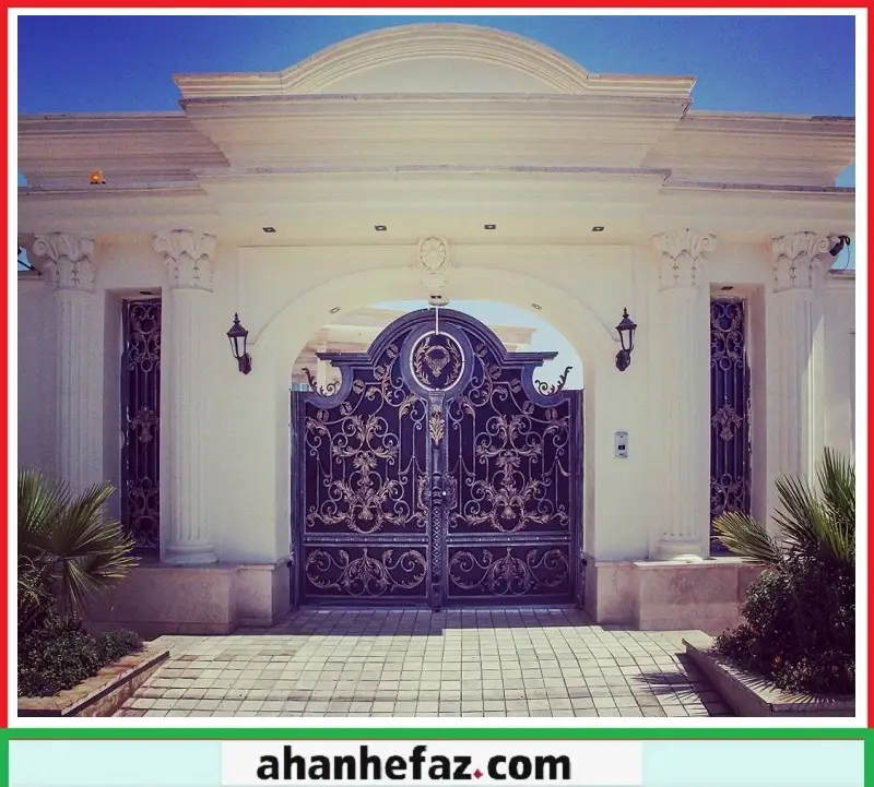 درب حیاط ساده و شیک