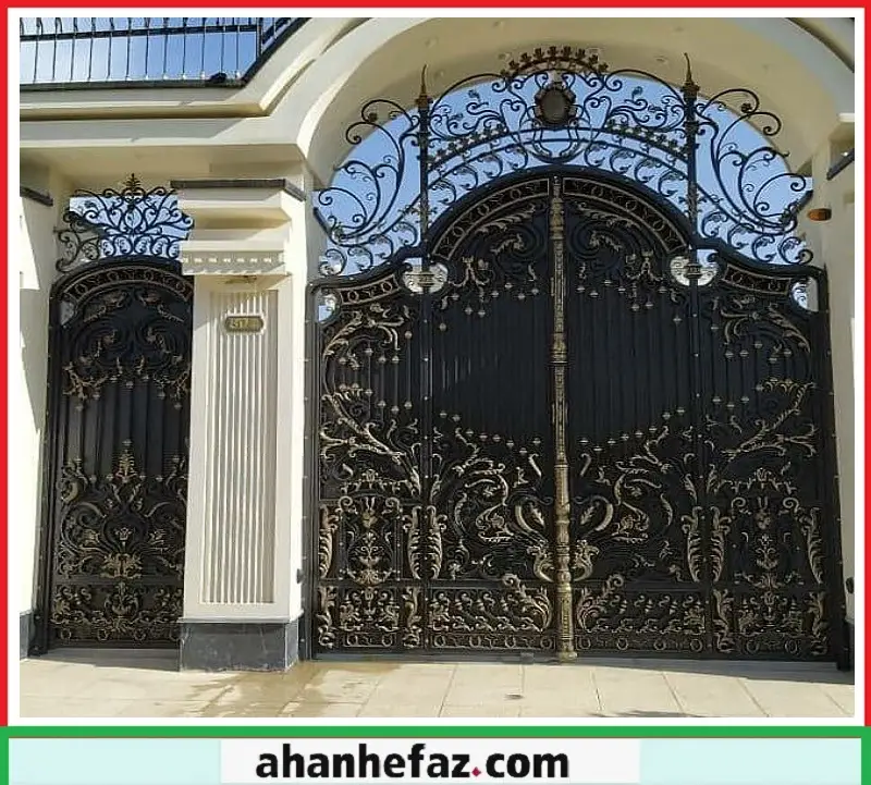لیست قیمت درب حیاط | ⭐️درب فرفورژه آهنی ویلایی