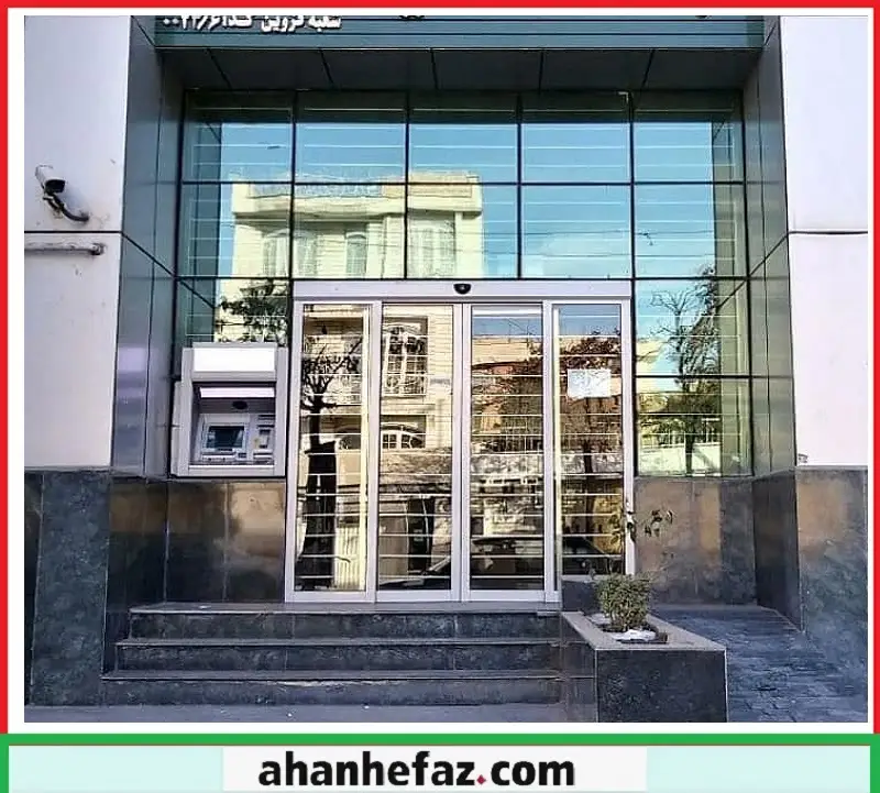 ابعاد شیشه اتوماتیک مغازه